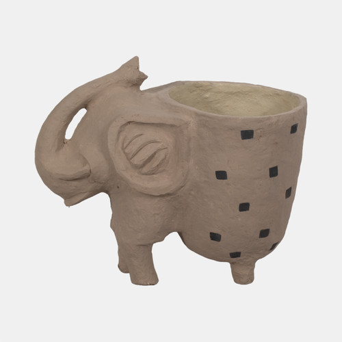 sagebrook home 25" Paper Mache Elephant Planter Ivory Wishlist Create New