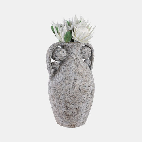 Sagebrook Home 26" Terracotta Vase With Orbs Under Handles Rusti Wishlist Create New