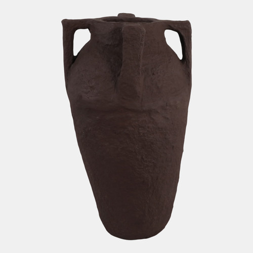 Sagebrook Home 26x15" Paper Mache Handle Vase Dark Brown Wishlist Create New