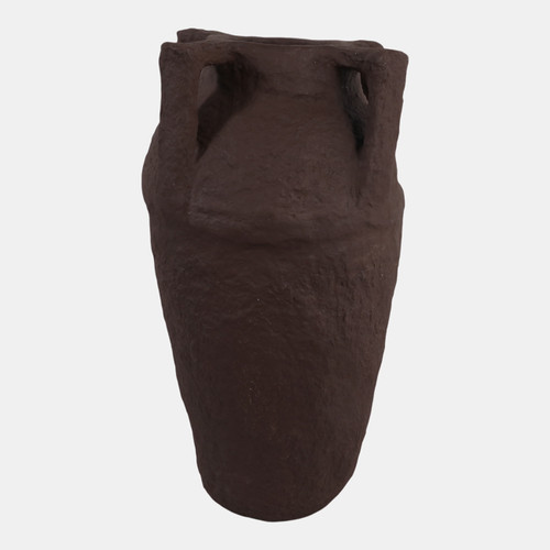 Sagebrook Home 26x15" Paper Mache Handle Vase Dark Brown Wishlist Create New