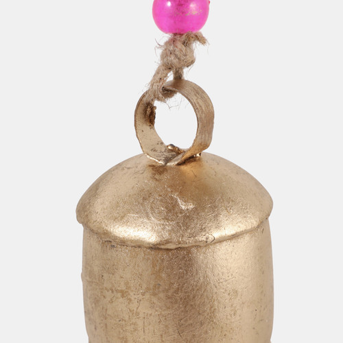 Sagebrook Home 26x7" Hanging Lotus With Glass Beads Chime Multi Wishlist Create New