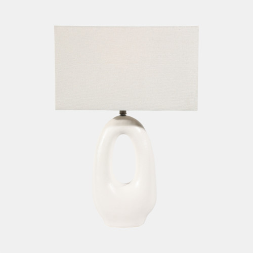 Sagebrook Home 27" Open Cut-out Oval Table Lamp White Wishlist Create New