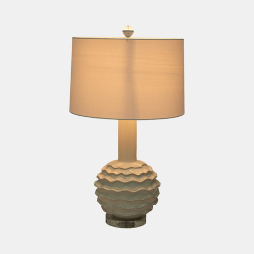 Sagebrook Home 27" Ruffles Table Lamp Crystal Base White Wishlist Create New