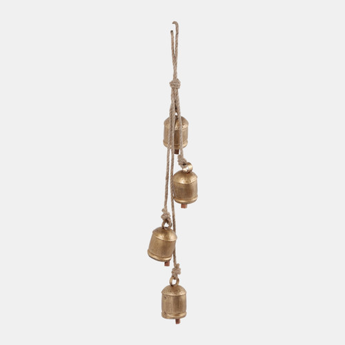 Sagebrook Home 27x3" Hanging Traditional Bells Cluster Gold Wishlist Create New