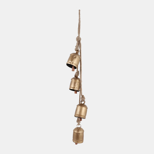 Sagebrook Home 27x3" Hanging Traditional Bells Cluster Gold Wishlist Create New
