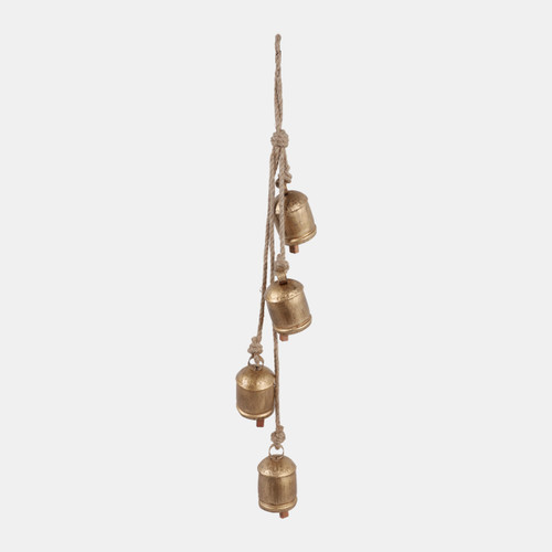 sagebrook home 27x3" Hanging Traditional Bells Cluster Gold Wishlist Create New