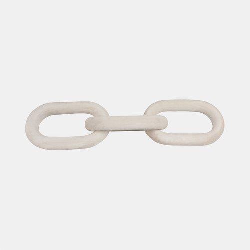 sagebrook home 28" 3 Wooden Links White Wishlist Create New
