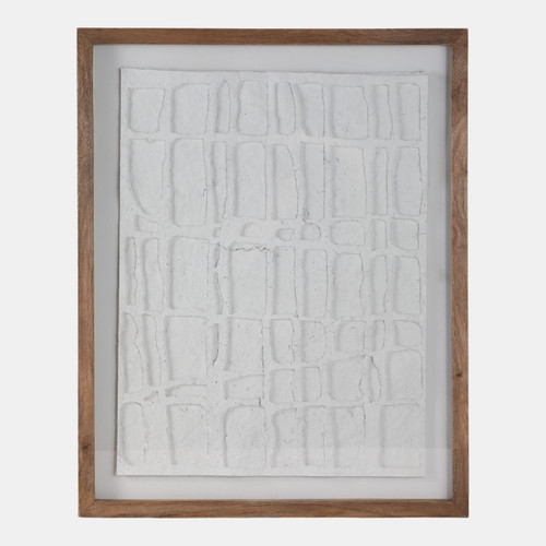 Sagebrook Home 28x35" Paper Mache Wall Art W/wooden Frame /glass Wishlist Create New