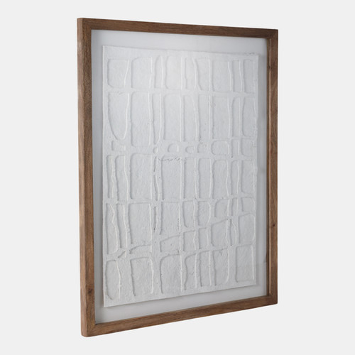 Sagebrook Home 28x35" Paper Mache Wall Art W/wooden Frame /glass Wishlist Create New