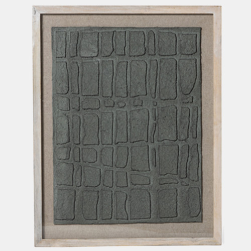 Sagebrook Home 28x35" Paper Mache Wall Art W/wooden Frame /glass Wishlist Create New