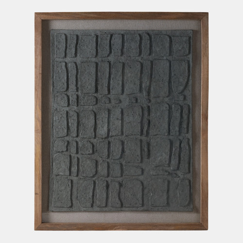 Sagebrook Home 28x35" Paper Mache Wall Art W/wooden Frame /glass Wishlist Create New