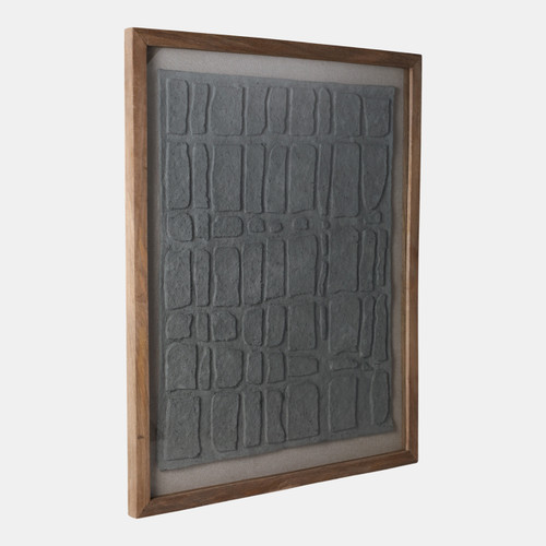 Sagebrook Home 28x35" Paper Mache Wall Art W/wooden Frame /glass Wishlist Create New