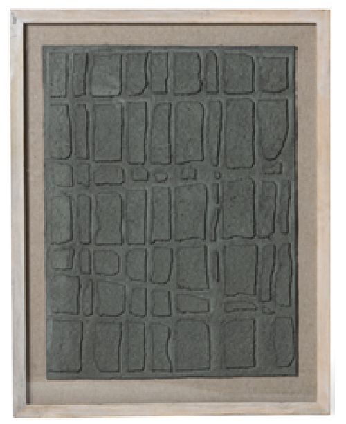 sagebrook home 28x35" Paper Mache Wall Art W/wooden Frame /glass Wishlist Create New