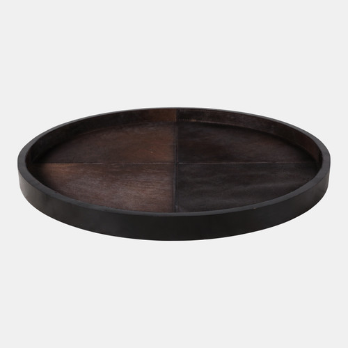 Sagebrook Home 29" Hair On Hide Patchwork Tray Brown Wishlist Create New