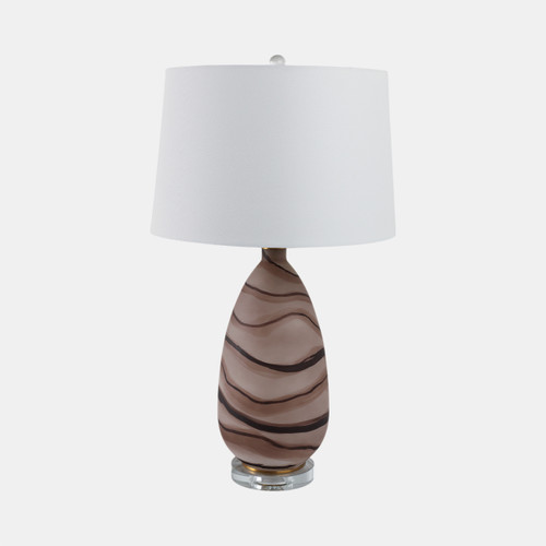Sagebrook Home 29x17" Marbled Glass Table Lamp Brown Wishlist Create New