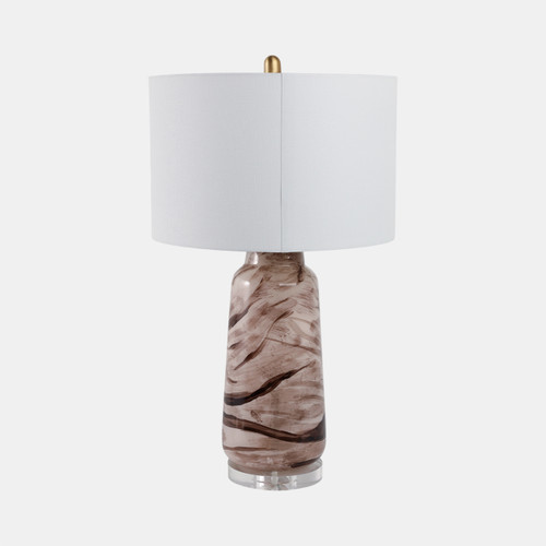 Sagebrook Home 29x17" Swirled Glass Table Lamp Brown Wishlist Create New