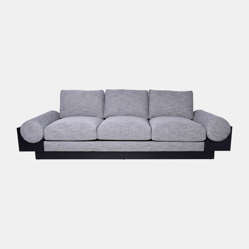 Sagebrook Home 3- Seater Bolster Sofa - Black Wood Base - Tan/blk Wishlist Create New