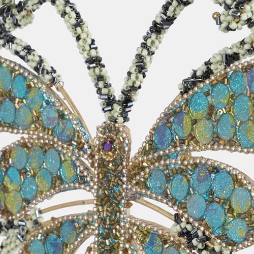 Sagebrook Home 30" Mosaic Butterfly With Bells Blue/gold Wishlist Create New