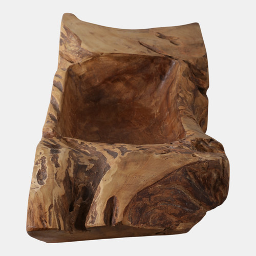 Sagebrook Home 30x11" Teak Wood Bowl Natural Wishlist Create New