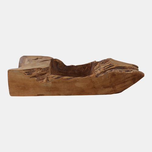 Sagebrook Home 30x11" Teak Wood Bowl Natural Wishlist Create New