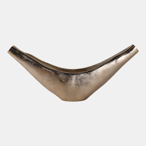 Sagebrook Home 30x13" V-shaped Metal Bowl Gold/tan Wishlist Create New