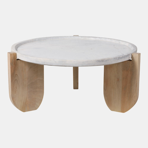 sagebrook home 30x14" Marble Top Coffee Table With Curved Legs W Wishlist Create New