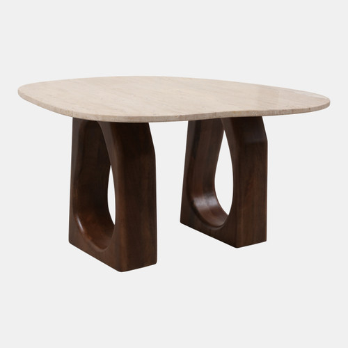 Sagebrook Home 30x16" Open Base W/ Curvy Top Coffee Table Tan/br Wishlist Create New