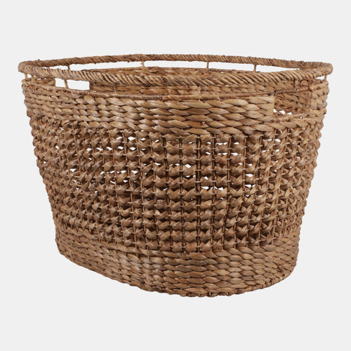 Sagebrook Home 30x21" Waterhyacinth Storage Basket Natural Wishlist Create New