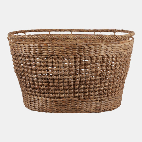sagebrook home 30x21" Waterhyacinth Storage Basket Natural Wishlist Create New