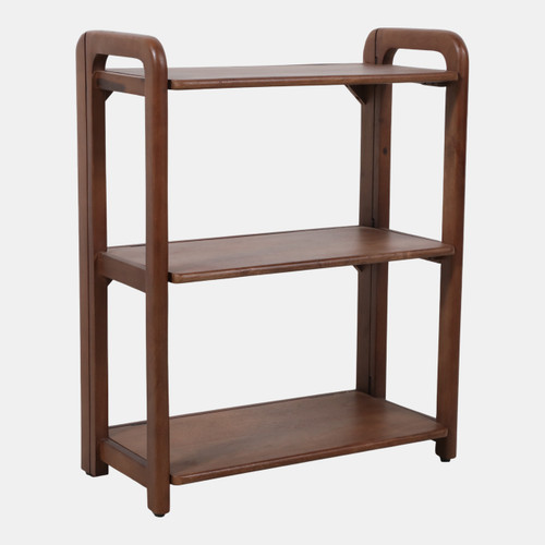 Sagebrook Home 30x24" Foldable 3-tier Bookshelf Light Honey Wishlist Create New