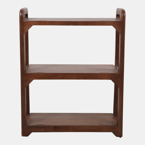 Sagebrook Home 30x24" Foldable 3-tier Bookshelf Light Honey Wishlist Create New