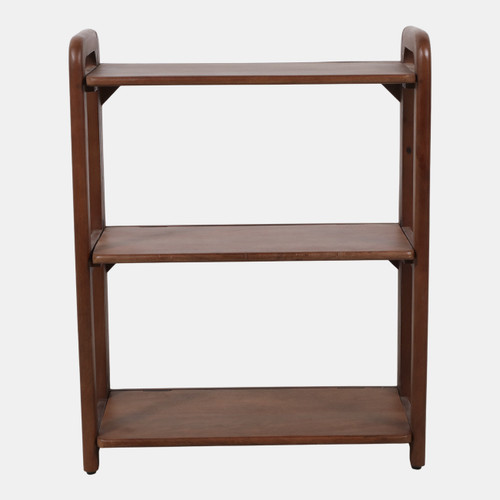 sagebrook home 30x24" Foldable 3-tier Bookshelf Light Honey Wishlist Create New