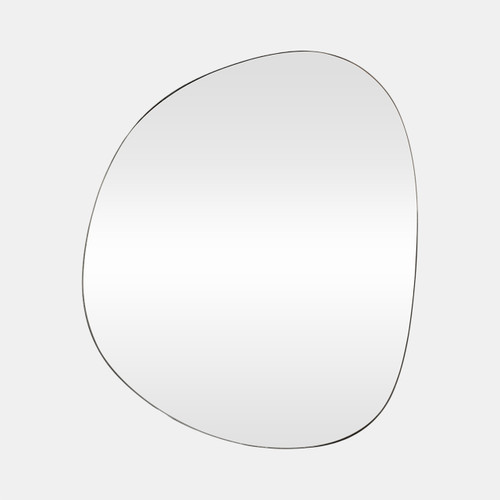 sagebrook home 30x35" Irregular Round Mirror Black Wishlist Create New