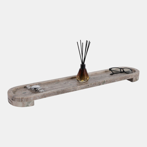 Sagebrook Home 30x6" Long Oval Flat Tray W/ Lip Beige Wishlist Create New