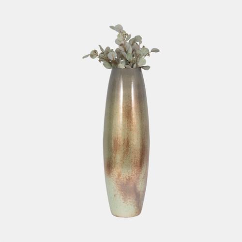 Sagebrook Home 31" Curved Glass Vase Green Mercury Ombre Multi Wishlist Create New