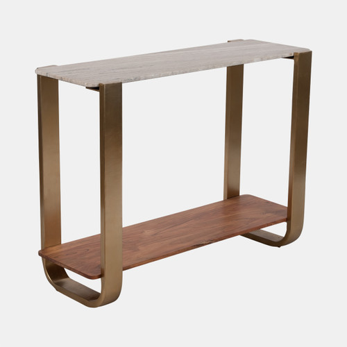 Sagebrook Home 31" Marble Top Console Gold Kd Wishlist Create New