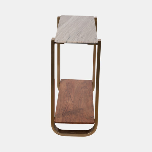 Sagebrook Home 31" Marble Top Console Gold Kd Wishlist Create New