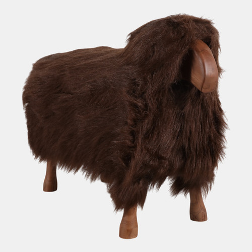 Sagebrook Home 31x23" Faux Fur Sheep Brown/natural Wishlist Create New