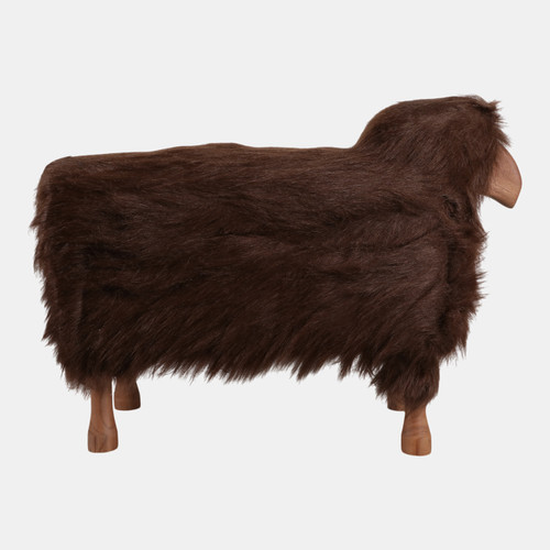 sagebrook home 31x23" Faux Fur Sheep Brown/natural Wishlist Create New