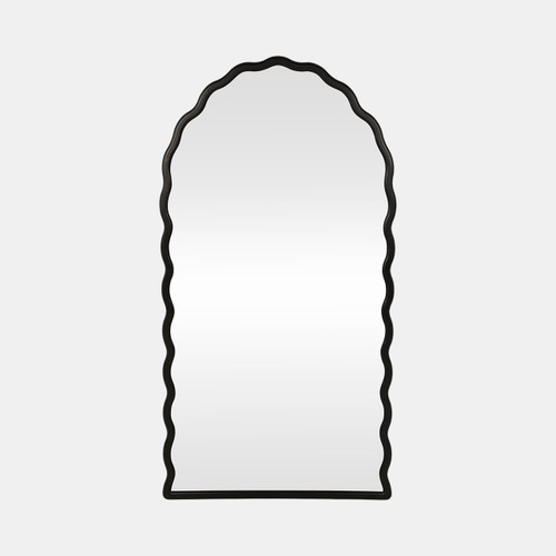 sagebrook home 31x59" Wavy Leaner Mirror Black Wishlist Create New