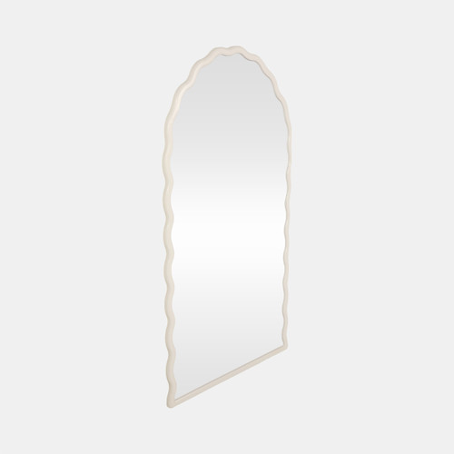 Sagebrook Home 31x59" Wavy Leaner Mirror White Wishlist Create New