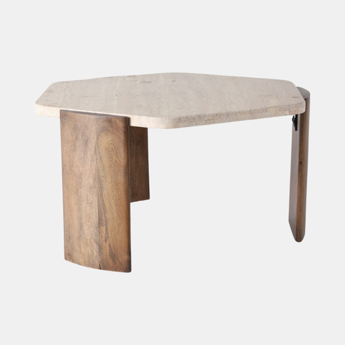 Sagebrook Home 32x17 Hexagon Travertine Coffee Table Bwn Wishlist Create New