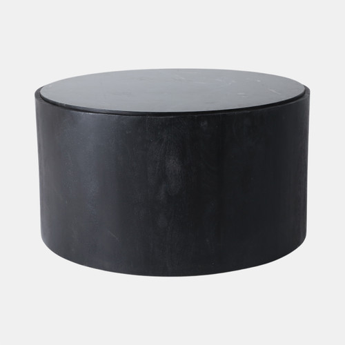 Sagebrook Home 32x17 Marble Inlay Rnd Coffee Table Blk/wht Wishlist Create New