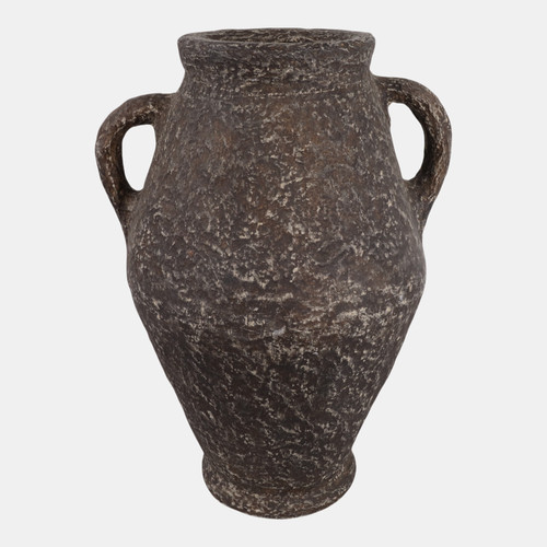 sagebrook home 32x18" Paper Mache Jug With Handles Rustic Brown Wishlist Create New