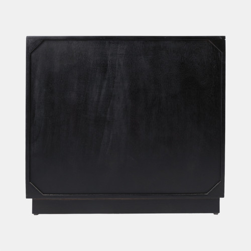 Sagebrook Home 32x30" Half Circle 2-door Cabinet Black Wishlist Create New