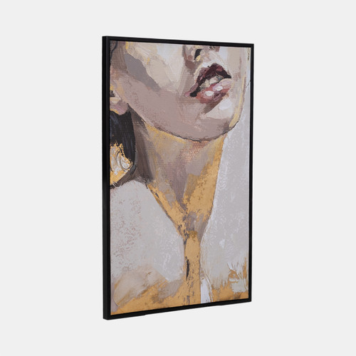 Sagebrook Home 32x48 Framed Handpainted Gold Leaf Portrait Wishlist Create New