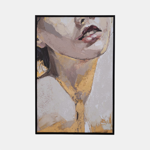 sagebrook home 32x48 Framed Handpainted Gold Leaf Portrait Wishlist Create New