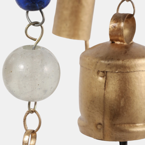 Sagebrook Home 32x8" Wood & Glass Beads Chime Blue Multi Wishlist Create New