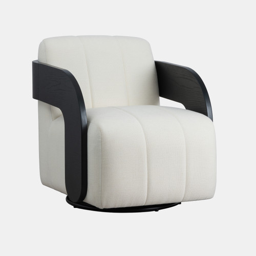 sagebrook home 33x31" Modern Swivel Rocker Chair White/black Wishlist Create New