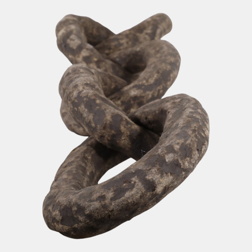 Sagebrook Home 33x5" Paper Mache 5-link Chain Rustic Brown Wishlist Create New